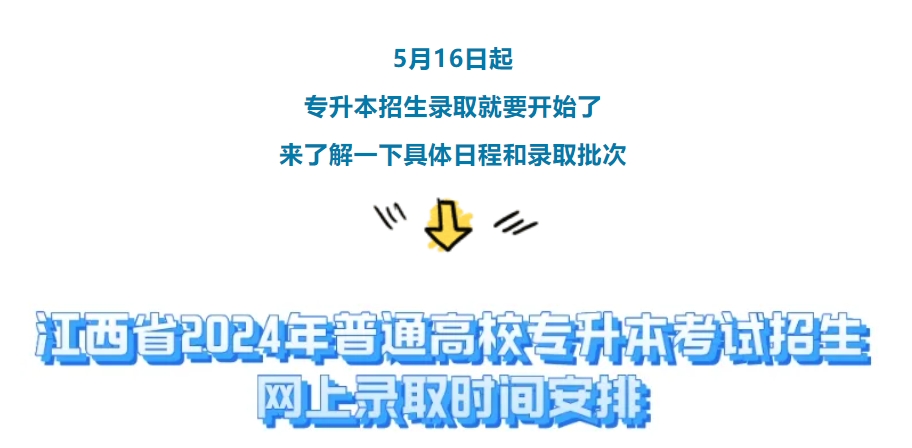 江西省2024年专升本录取控制分数线出来啦